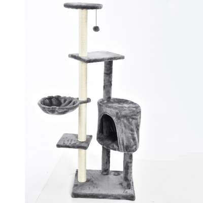 Pet Star Luxury Sisal Wooden Pet Cat Climbing Tree Condo Tower Big Cat Tree